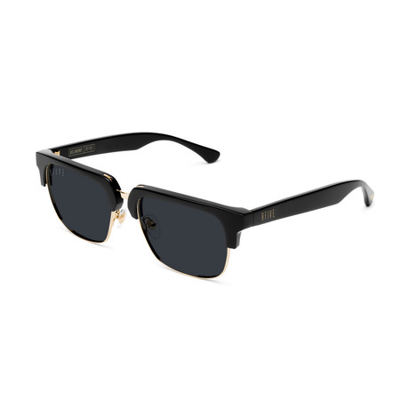 Unisex Belmont Sunglasses // Black + 24K Gold