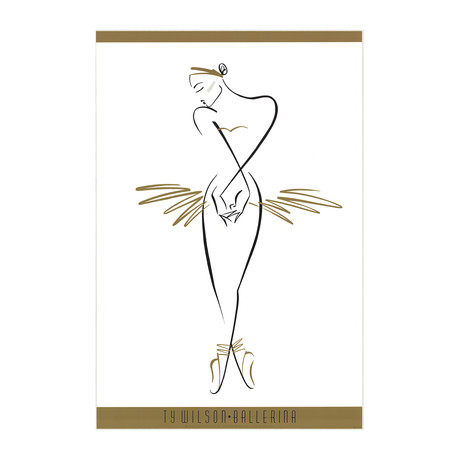 Ty Wilson // Ballerina // 1991 Offset Lithograph