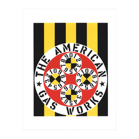 Robert Indiana // The American Gas Works // 1997 Serigraph