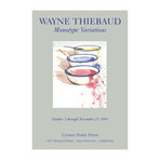 Wayne Thiebaud // Monotype Variations // 1991 Offset Lithograph