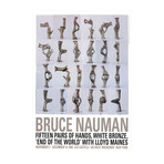Bruce Nauman // Fifteen Pairs of Hands // 1996 Offset Lithograph