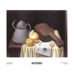 Fernando Botero // Still Life with Newspaper // 1991 Offset Lithograph