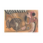 Peter Wayne Lewis // Primal Instinct // 1992 Lithograph // SIGNED