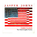 Jasper Johns // Three Flags // 1991 Offset Lithograph