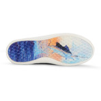 Stingray Blue Ocean Shoe // Saddle + Tan + Off White (US: 8.5)