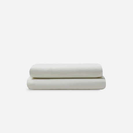 Eucalyptus Flat Sheet // Ivory (Full / Queen)