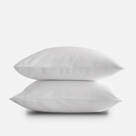 Eucalyptus Pillowcase Set // Snow (Standard / Queen)