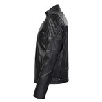 Glacier Leather Jacket // Black (XL)