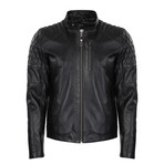 Glacier Leather Jacket // Black (XL)