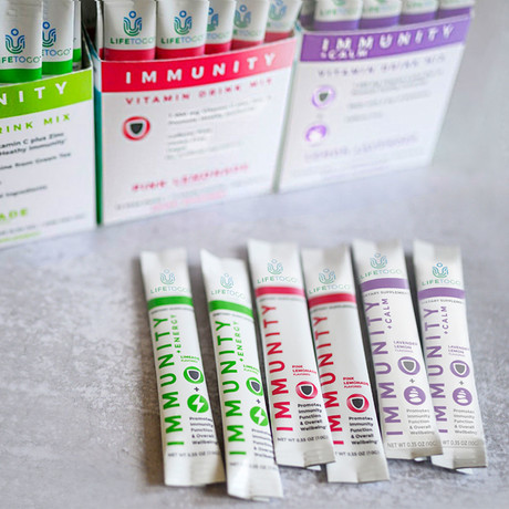 LifeToGo Immunity + Vitamin Drink Mixes Bundle Pack // 90-Pack