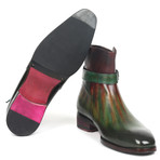 Jodhpur Boots // Green + Bordeaux (Euro: 42)