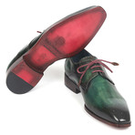 Medallion Toe Derby Shoes // Green (Euro: 45)
