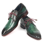 Medallion Toe Derby Shoes // Green (Euro: 39)