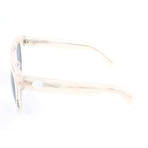Unisex Gals Marina Sunglasses // Transparent Beige