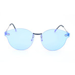 Unisex Panamá Celeste Sunglasses // Blue