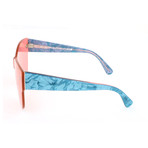 Unisex Screen Kim Amaranth Sunglasses // Pink + Blue