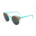 Unisex Lucia Surface Anice Sunglasses // Blue + Orange