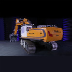 Professional Hobby-Grade Full Metal Large 18 Channel 2.4Ghz Remote Control Hydraulic Excavator