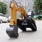 15 Channel Functional Professional Remote Control Excavator + Construction Tractor