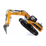 Professional Hobby-Grade Full Metal 23 Channel Remote Control Excavator Construction Tractor