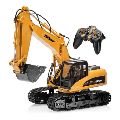 15 Channel Functional Professional Remote Control Excavator + Construction Tractor