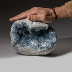 Genuine Blue Celestite Geode V3