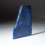 Genuine Polished Lapis Lazuli Freeform + Acrylic Display Stand V1