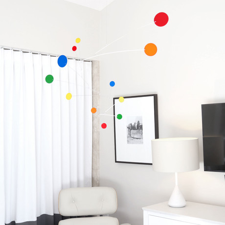 Rainbow Circles // Modern Hanging Mobile