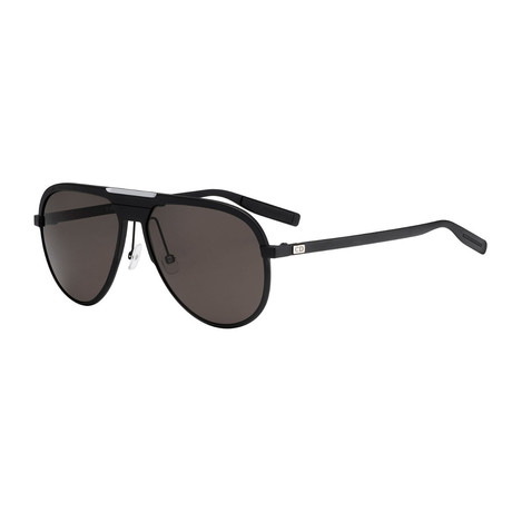 Men's 13.6 Sunglasses // Matte Black + Brown