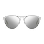 Men's Chrono Sunglasses // Silver + Brown