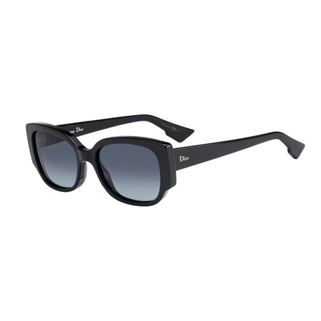 Women's Night Sunglasses // Black + Blue