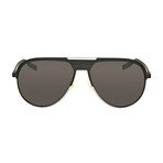Men's 13.6 Sunglasses // Matte Black + Brown