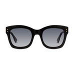 Women's Izon Sunglasses // Black + Light Blue