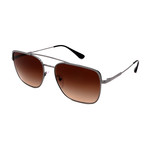 Prada // Men's PR53VS-5AV6S159 Pilot Sunglasses // Gunmetal + Brown Gradient