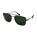 Prada // Men's PR53VS-1AB1I0 Pilot Sunglasses // Black + Green