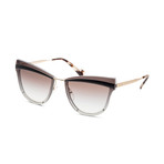 Women's Fashion PR12US-KUI0A765 Sunglasses // Sand Gold + Gray + Gray Gradient