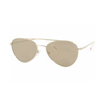 Men's Linea Rossa PS50SS-ZVN1C057 Sunglasses // Pale Gold + Light Brown Mirror