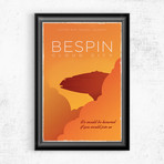 Bespin Travel Poster // Star Wars (17"H X 11"W)