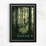 Visit Endor // Star Wars (20"H X 16"W)