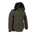 Women's Harper Can Army Jacket // Olive + Black (XS)
