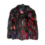 Women's Fur Jacket // Multicolor (S)