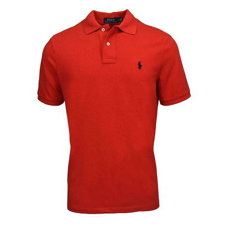 Mesh Polo // Red (S)
