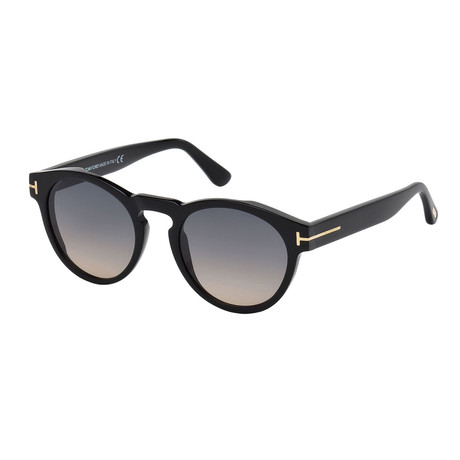 Unisex Margaux Sunglasses // Black + Gray Smoke