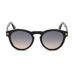 Unisex Margaux Sunglasses // Black + Gray Smoke