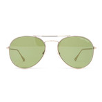 Unisex FT0551S Ace Sunglasses // Gold + Green