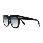 Women's FT0687S Sunglasses // Black + Blue Gradient