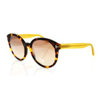 Women's FT0503S Philippa Sunglasses // Dark Havana + Yellow