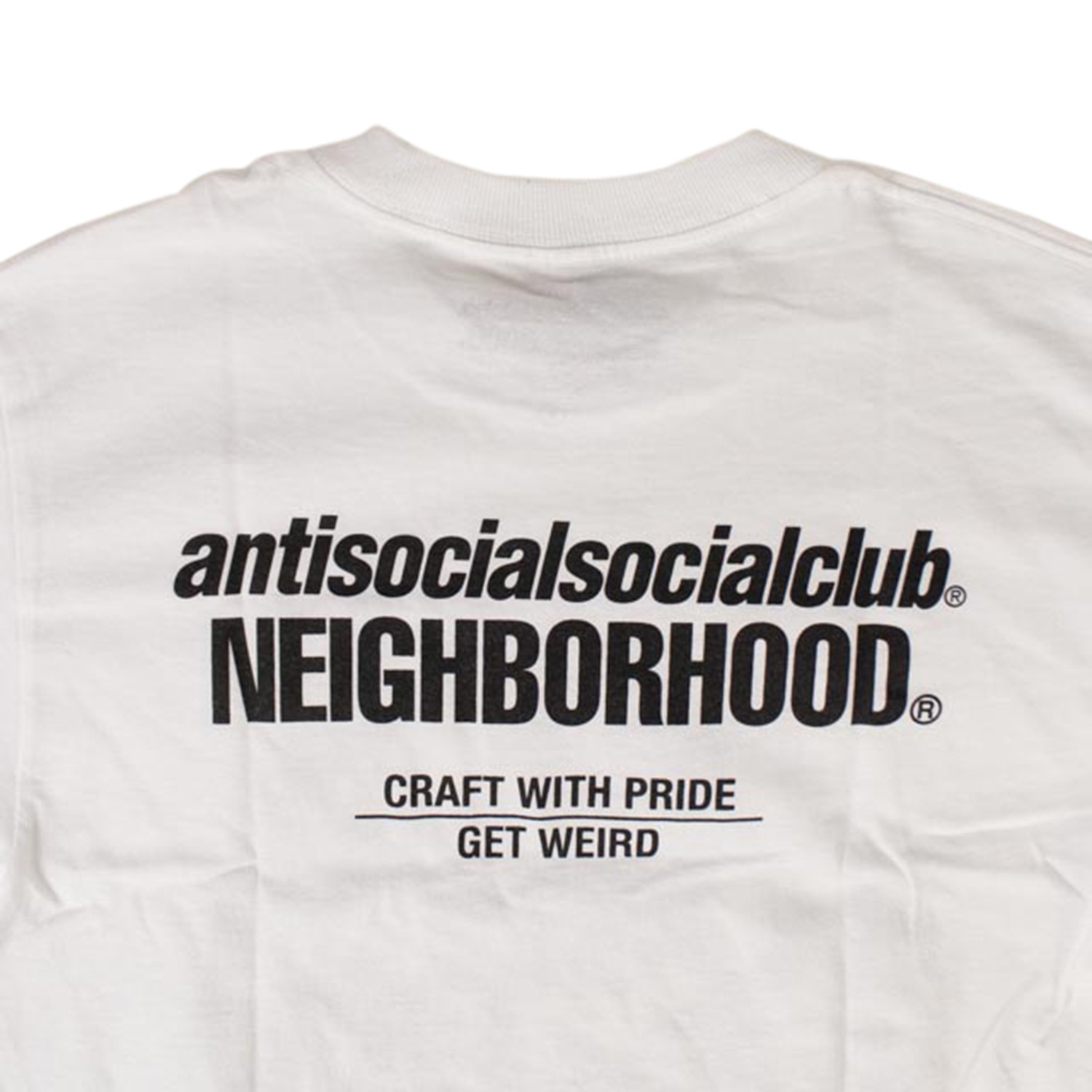 ASSC x NEIGHBORHOOD Cambered T-Shirt // White (S) - Anti Social Social