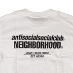 ASSC x NEIGHBORHOOD Cambered T-Shirt // White (XL)