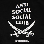 ASSC x NEIGHBORHOOD 6IX Sweatshirt // Black (XL)